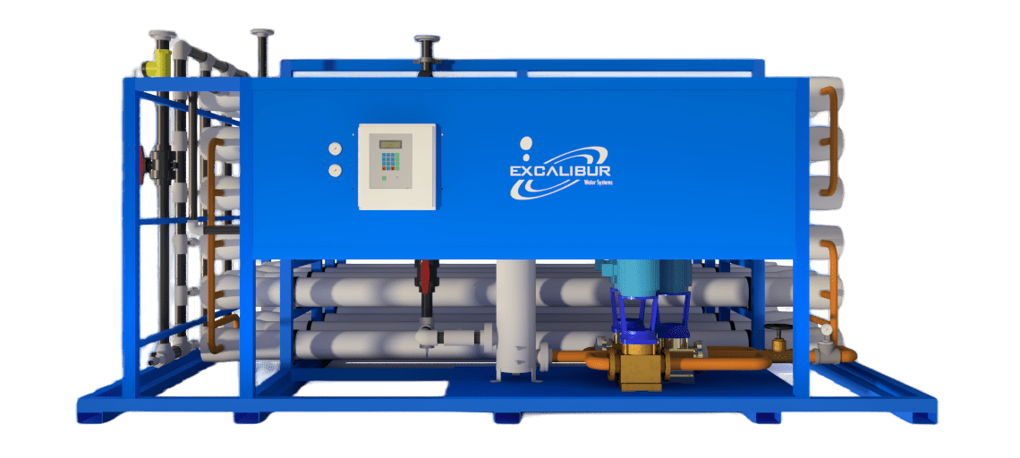 Excalibur SFIN PLC industrial reverse osmosis system.