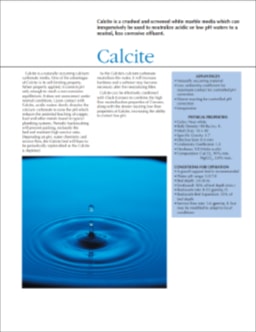 Calcite media for acidic water neutralizing brochure. thumbnail