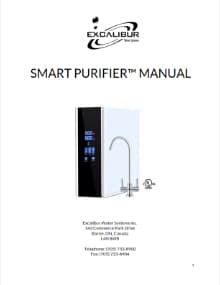 Excalibur smart purifier tankless reverse osmosis system manual thumbnail