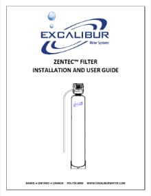 Excalibur zentec iron filter manual thumbnail