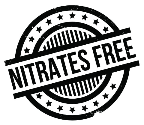 Nitratres-free label.